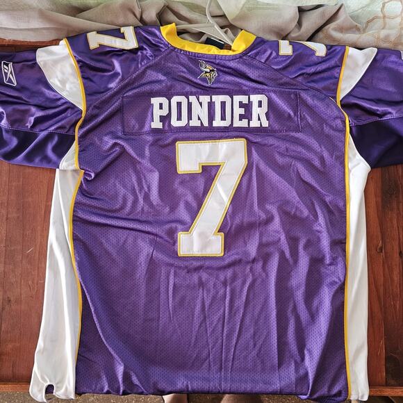 Vintage Christian Ponder Stitched Minnesota Vikings NFL Football Jersey 52 XL 2X - Picture 1 of 7